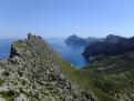 Cala Bóquer des de la Serra del Cavall Bernat