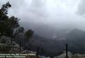 Tormenta i boira des del Castell d'Alaro