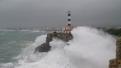 Importante temporal de levante en Portocolom